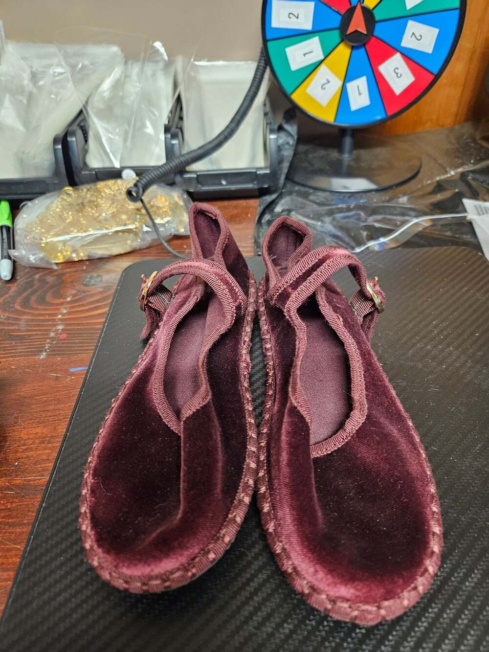 Burgundy Velvet H&M